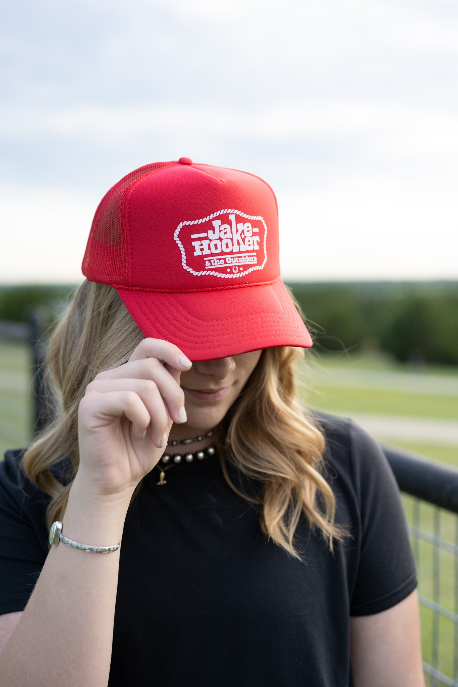 Red JH Trucker Cap
