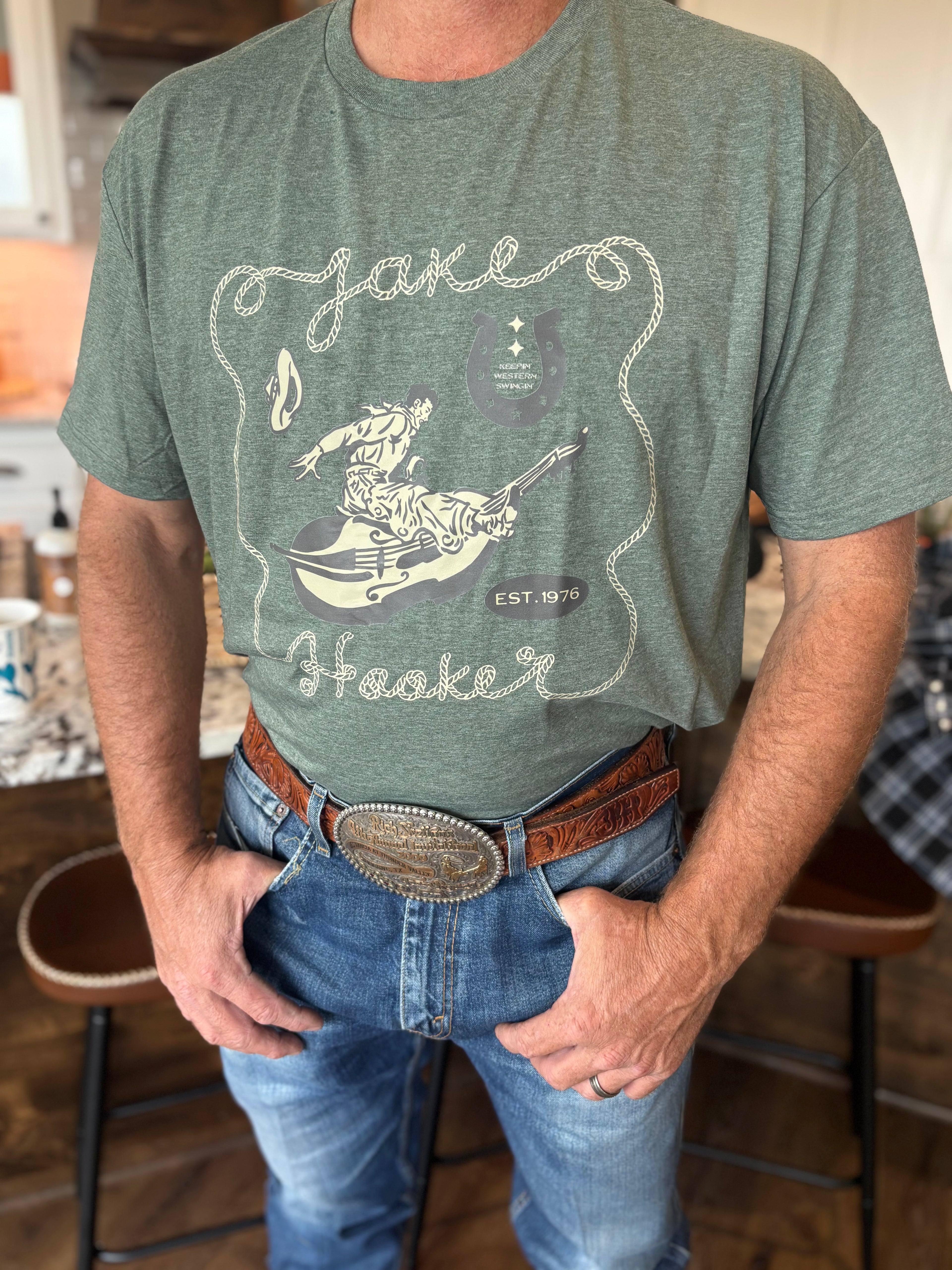 Green Cowboy Tee